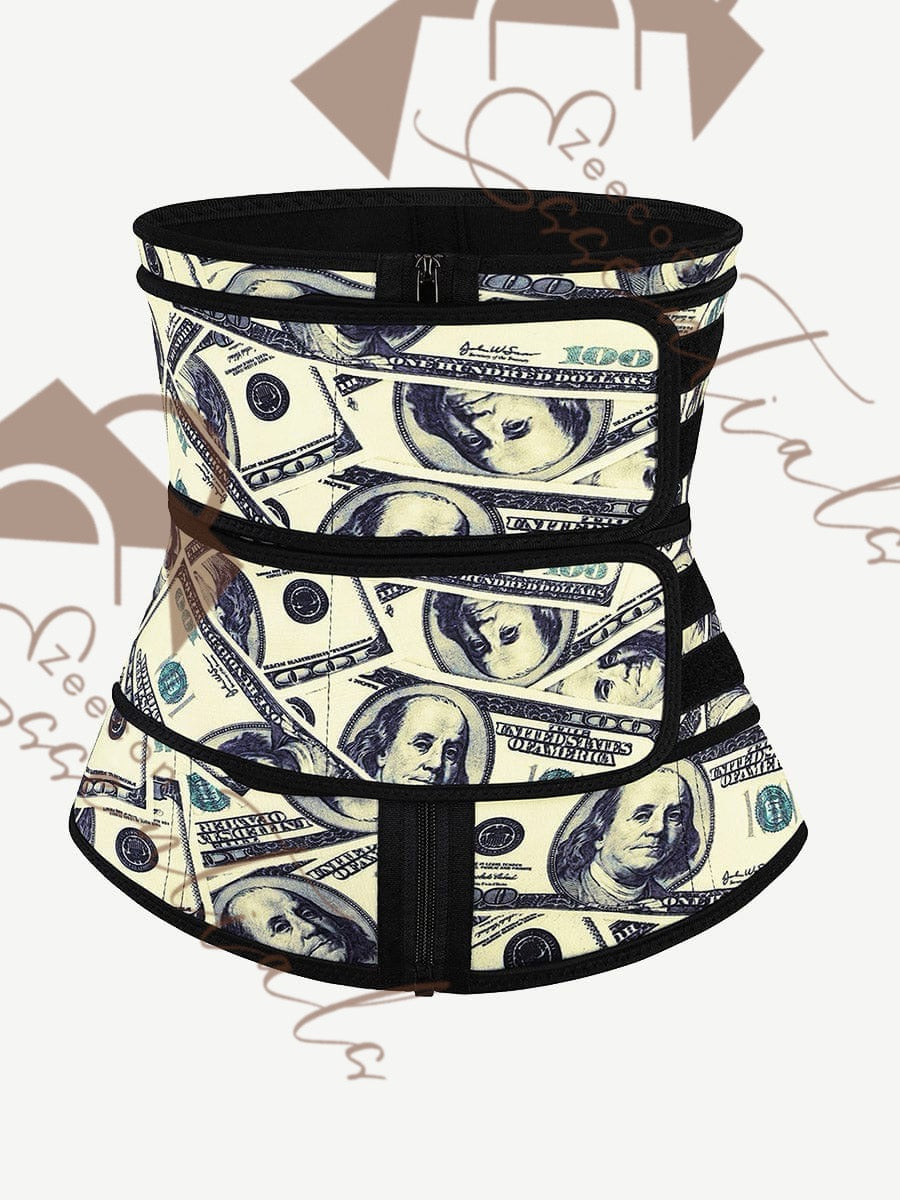 Double-Belt Latex Waist Trainer Dollar Pattern For Beauty