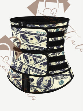 Double-Belt Latex Waist Trainer Dollar Pattern For Beauty